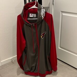 Majestic Red and Gray Cardinals Hoodie